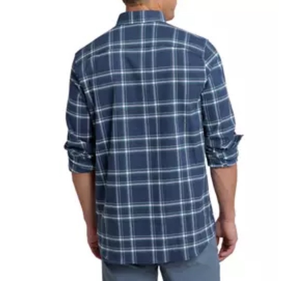 Southern Tide Men's Heron Plaid Flannel Long Sleeve plaid shirt - Picture 2 of 7